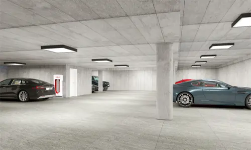 3D Visualisierung Tiefgarage