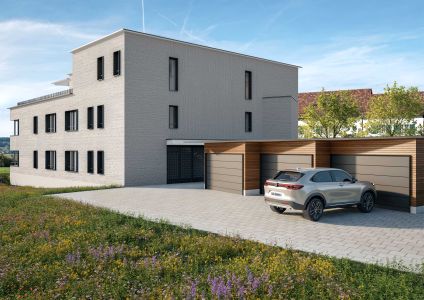 mehrfamilienhaus immobilien visualisierung Fotorealistische Immobilien Visualisierung eines Mehrfamilienhauses