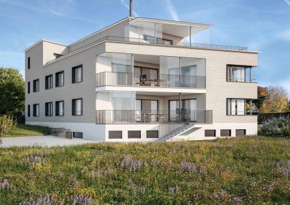 mfh immobilien visualisierung aussenansicht Immobilien Visualisierung eines Mehrfamilienhauses als Aussenansicht